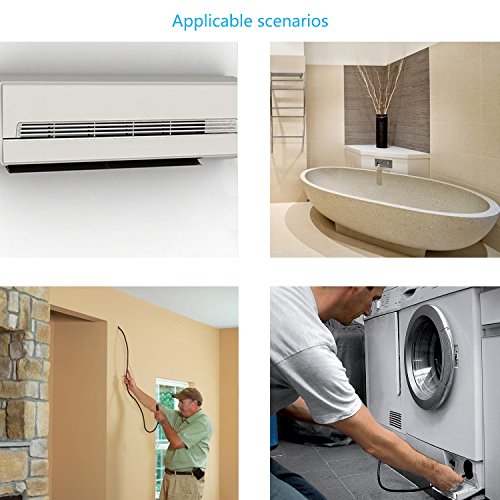 Wireless Endoscope, Depstech WiFi Borescope Inspection Camera 2.0 Megapixels HD Snake Camera for Android and IOS Smartphone, iPhone, Samsung, Tablet - Black(11.5FT) Wireless Endoscope, Depstech WiFi