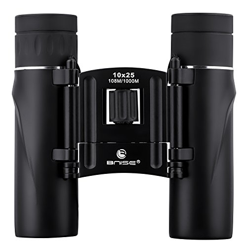 BNISE Mini Binoculars Compact Design, 10x25 Clear Optical Lens, Ultra-Vision, Easy to Carry and Suitable for Travel, Concert, Children, and Bird Watching, Pocket Size