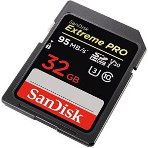 SanDisk 32GB Extreme Pro Memory Card for Nikon D3400, D3300, D750, D5500, D5300, D500, AW130, W100, L840, A900, P530 Digital DSLR Camera SDHC 4K V30 UHS-I with Everything But Stromboli Combo Reader
