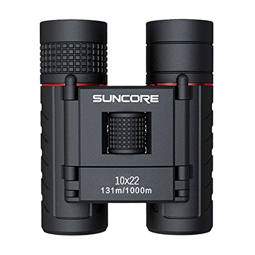 SUNCORE Binoculars Folding Pocket 10x22 HD Compact Travel Binoculars Mini Binoculars for Kids bird watching Concerts